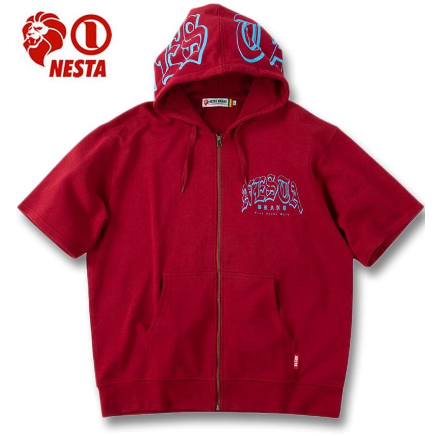 NESTA BRAND（ネスタブランド） 大きいサイズ メンズ 半袖 フルジップ
