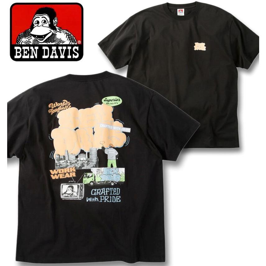 BEN DAVIS（ベンデイビス） 大きいサイズ メンズ オーバーラップ 接触
