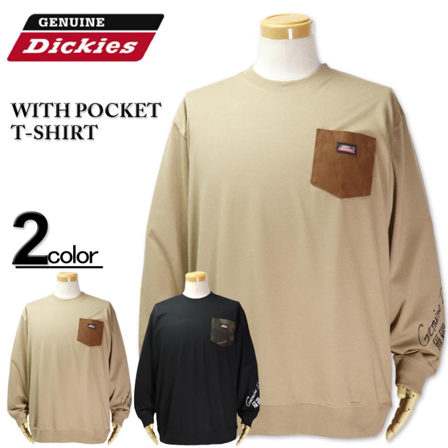 大きいサイズ メンズ Genuine Dickies ディッキーズ ポケット付き長袖tシャツ 3l 4l 5l Is 1160 3165b 大きい サイズの専門店ビックリベロ 通販 Yahoo ショッピング
