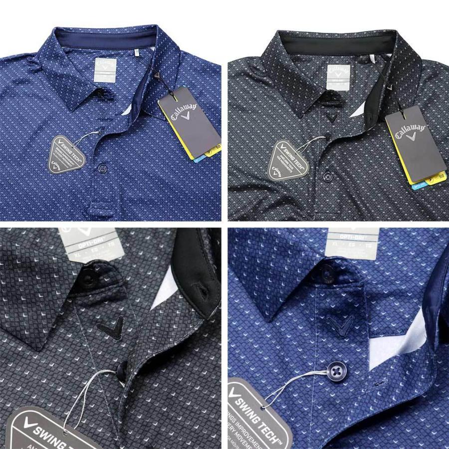 Callaway（キャロウェイ） 大きいサイズ メンズ ゴルフ ストレッチ半袖