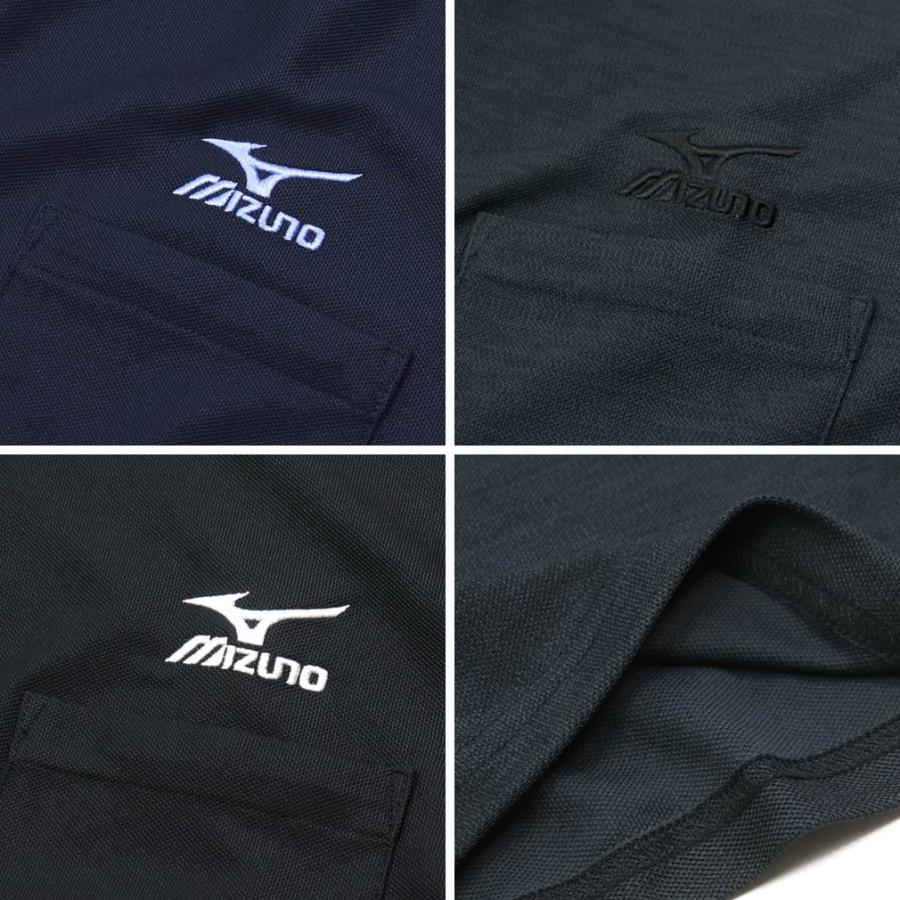 Mizuno ポロパン Lサイズ 黒 MIZUNO（ミズノ） 大きいサイズ メンズ ○ ドライ 半袖 ポロシャツ 3L