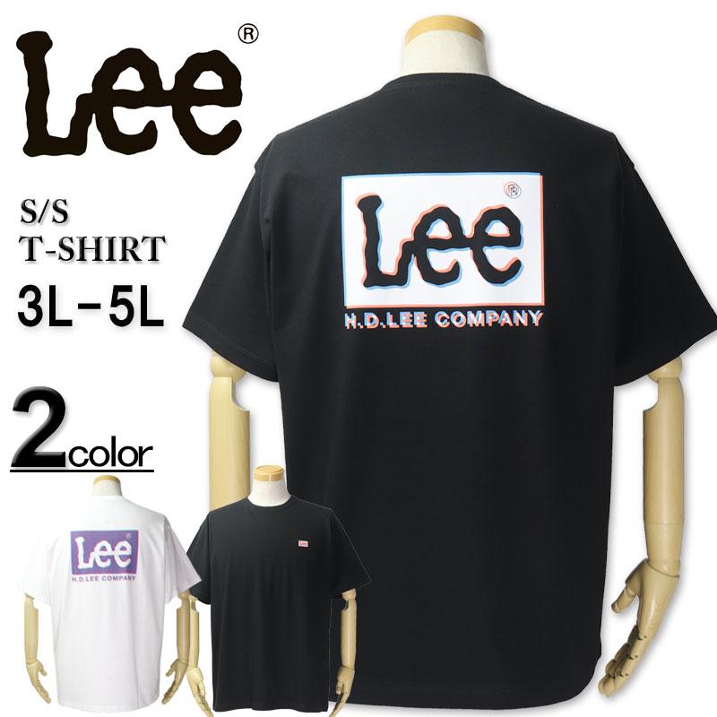 Lee（リー） 大きいサイズ メンズ バックプリント 半袖 Tシャツ 3L 4L