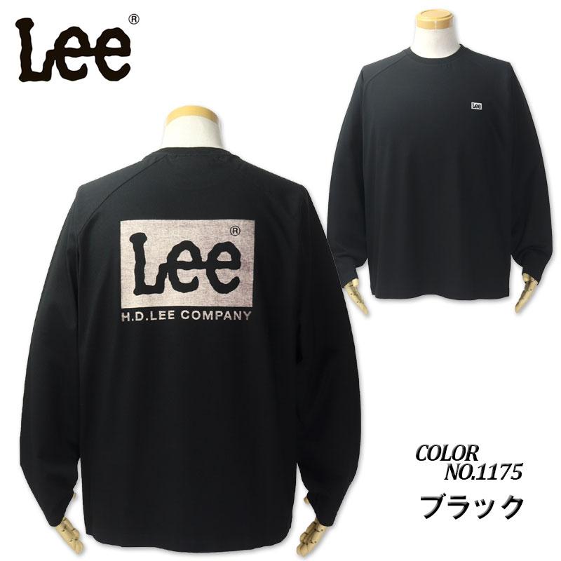 Lee（リー） 大きいサイズ メンズ バックプリント ラグラン 長袖 T
