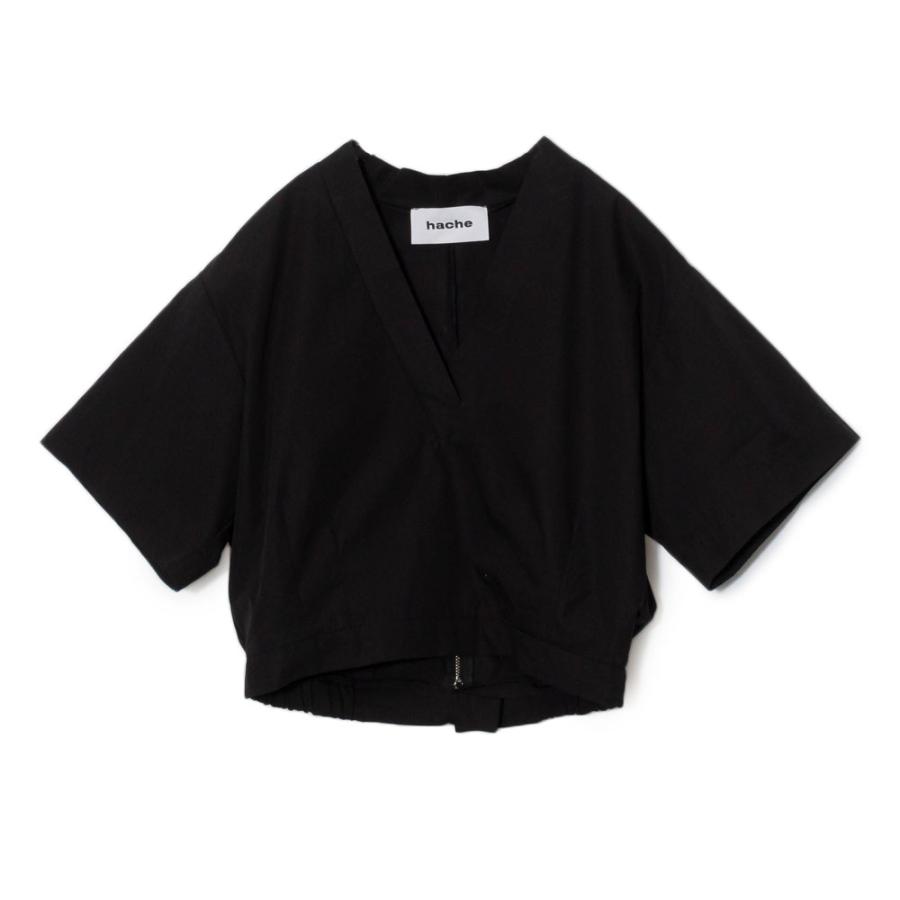 SALE50％】hacheアッシュ 333-72817 コットン ショートスリーブ 
