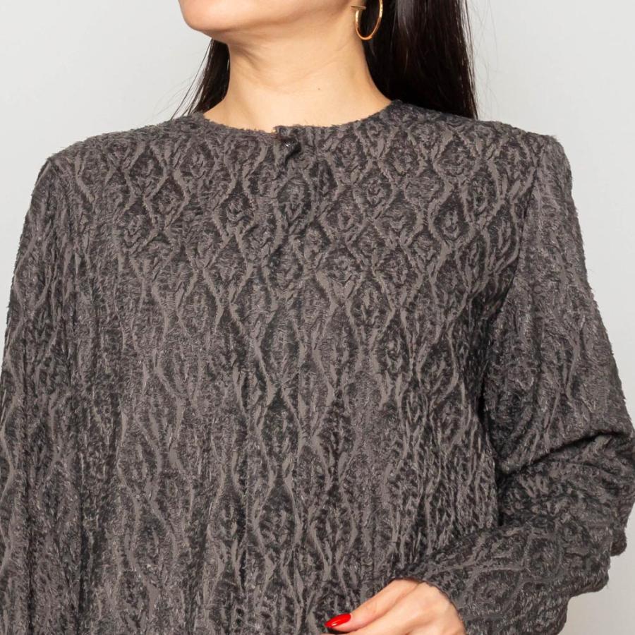 AMBELLアンベル 00007-2 カットジャガードブラウス レディース 正規品ならビリエッタ。送料無料 【SALE50】 |  | 02