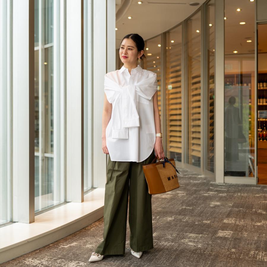 INSCRIREアンスクリア SH78 2WAY シャツ レディース 正規品なら  