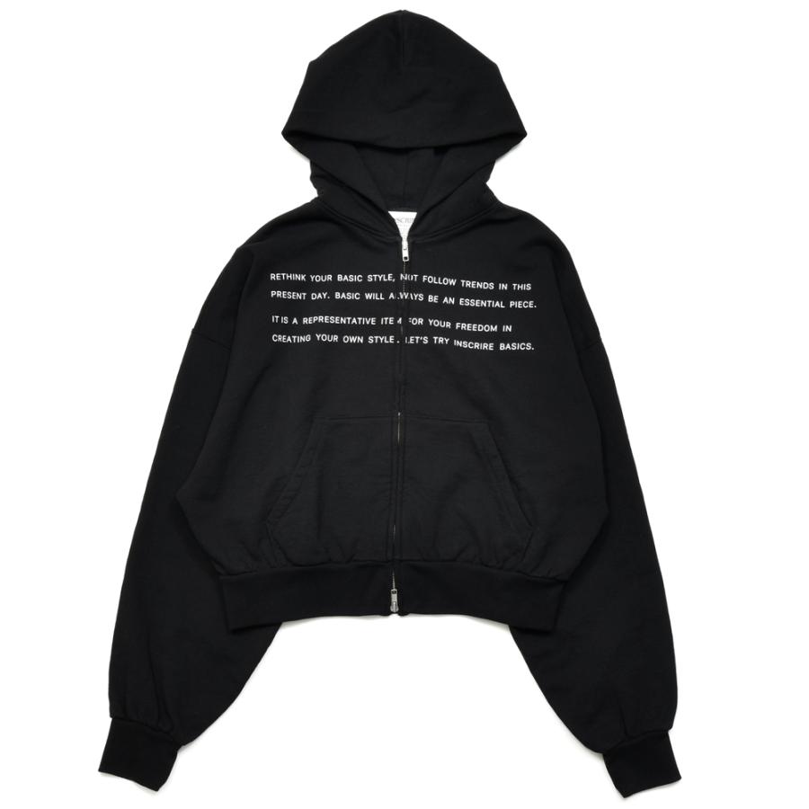 SALE30％】INSCRIRE（アンスクリア）BC114 ジップフーディ 22052002039