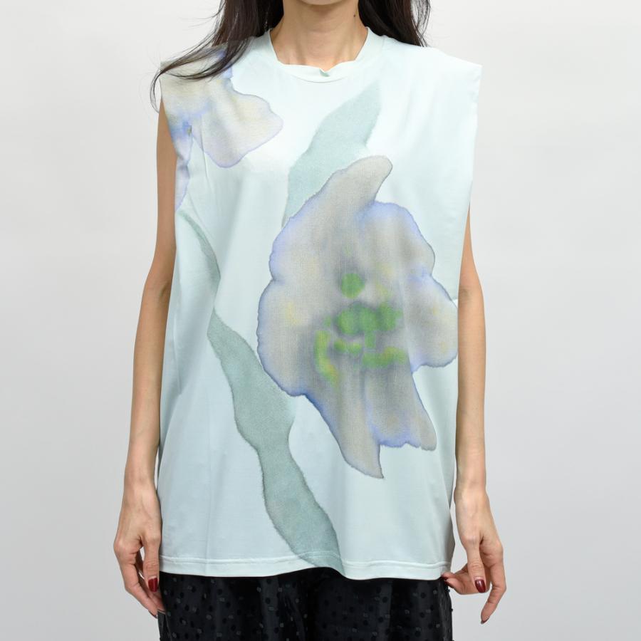 christian wijnants（クリスチャン ワイナンツ）<br> WPX8606TABANS ボタニカルスリーブレスクルーネック 22061002121 | 