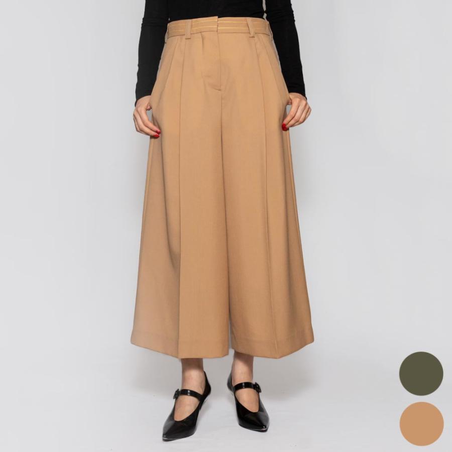 MARNIマルニ PAMA0288U4/TW839 トロピカルウール製 タックワイドパンツ レディース 正規品ならビリエッタ。送料無料 | 