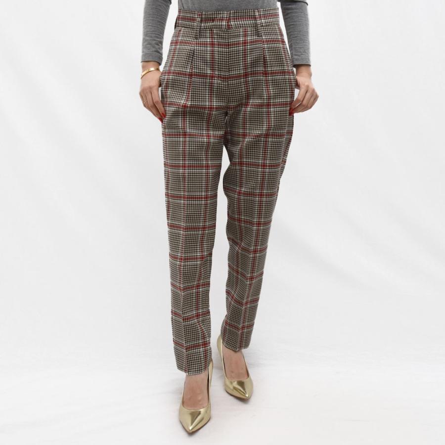 Pt01 ピーティーゼロウーノ Kelly チェック ハイウエストタックパンツ 正規品ならビリエッタ 送料無料 Biglietta 通販 Yahoo ショッピング