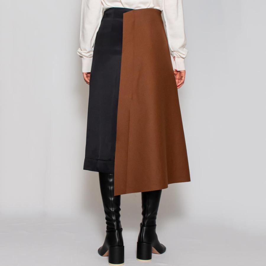 PLAN Cプラン シー GOCAE53HVZ/CONTRAST MIDI SKIRT バイカラースカート レディース 正規品ならビリエッタ。送料無料 |  | 01