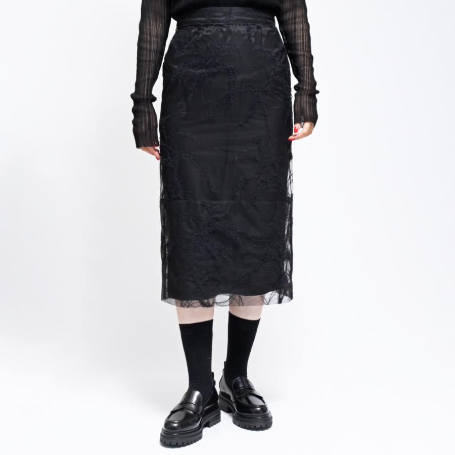 PLAN Cプラン シー <br>GOCAF01F00/TN029 ナイロンポリエステルエンブロイダリースカート 23242000207 | 