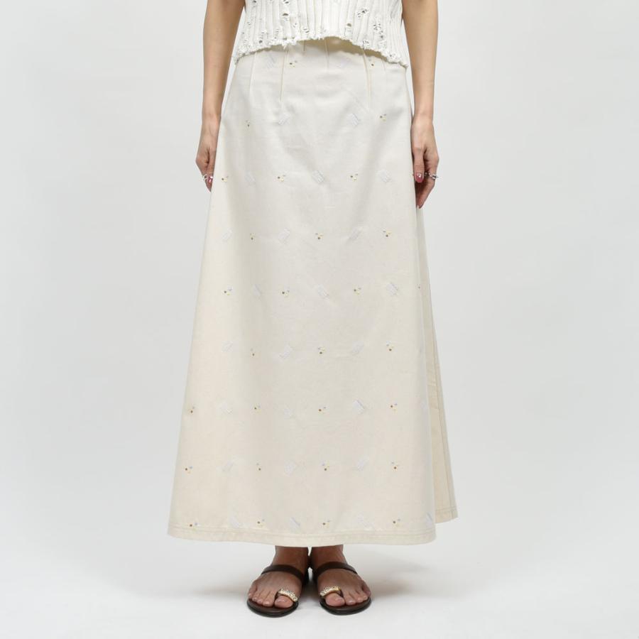MARNIマルニ <br>GOJD0751S0/USCX58 コットンエンブロイダリースカート 23251002138 | 