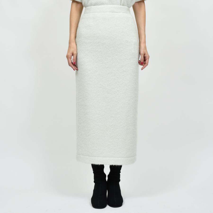 AMBELL（アンベル）<br> 000793  アルパカシャギーニットスカート 23252000163 | 