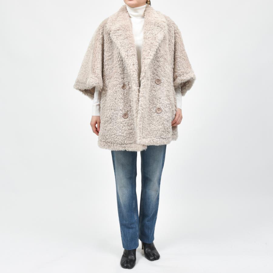 ✨美品✨ HERNO ヘルノ カーリー エコファー ショート ジャケット 