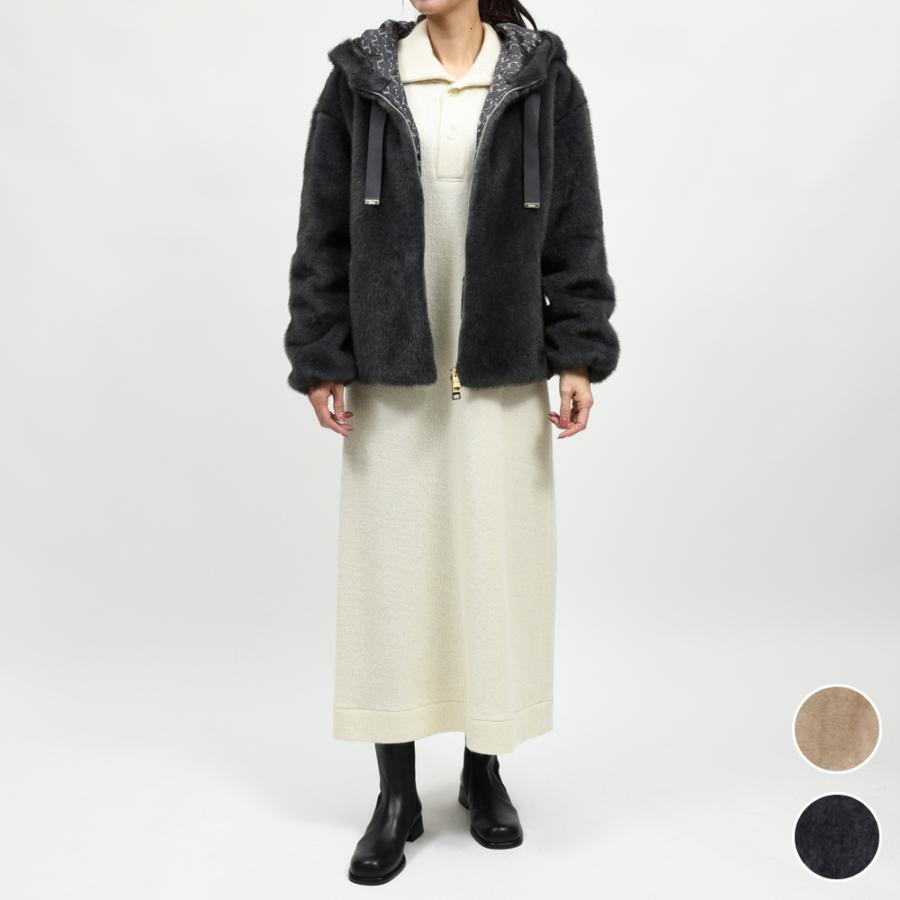 未使用に近い✨HERNO エコファーフード HERNO（ヘルノ） ECO FAR SHORT JACKET ファージャケット エコファー
