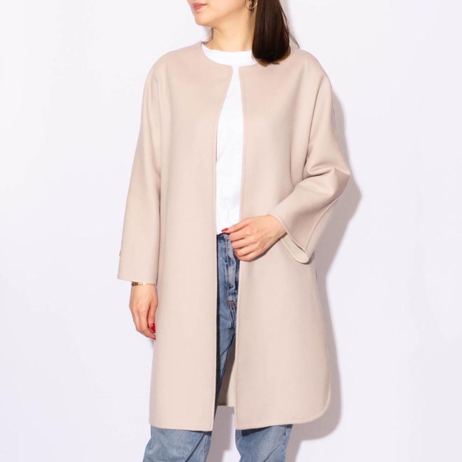 Manzoni24 マンゾーニ 21pm024 Dbw ダブルフェイス ノーカラーコート 正規品ならビリエッタ 送料無料 正規品 Biglietta 通販 Yahoo ショッピング