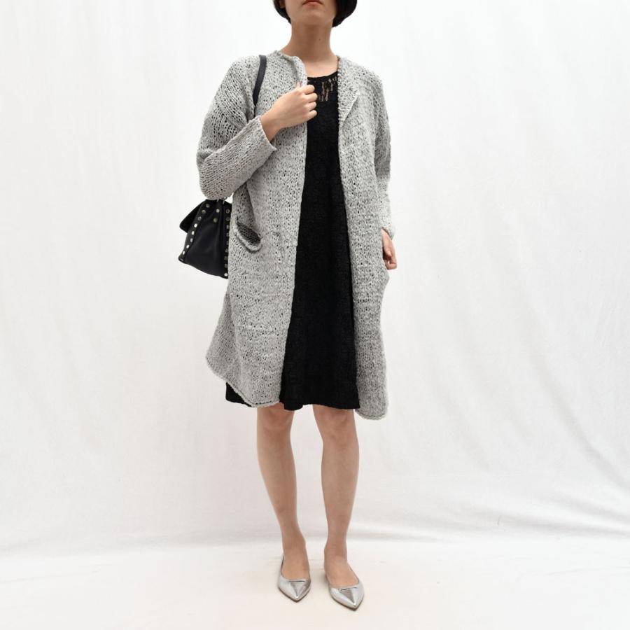 メゾンマルジェラ レディース ワッフル 伸縮 ニット ワンピース 白 XS