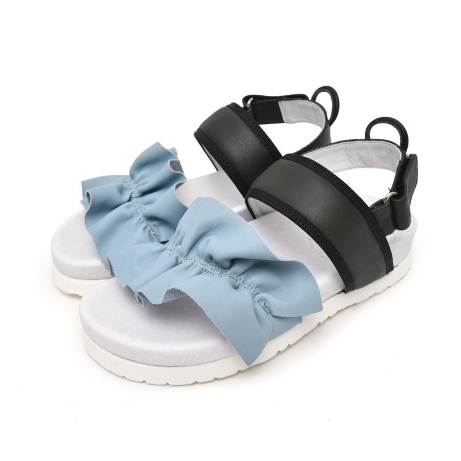 Amb エーエムビー  RUFFLE レザー フリルサンダル　正規品ならビリエッタ。送料無料 |  | 16