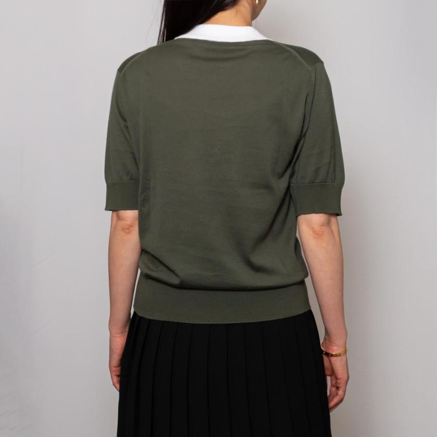 JOHN SMEDLEY ジョンスメドレー 30G バイカラー ニット ポロ JOHN SMEDLEY(ジョンスメドレー)S4485 日本別注 コットン30G バイ