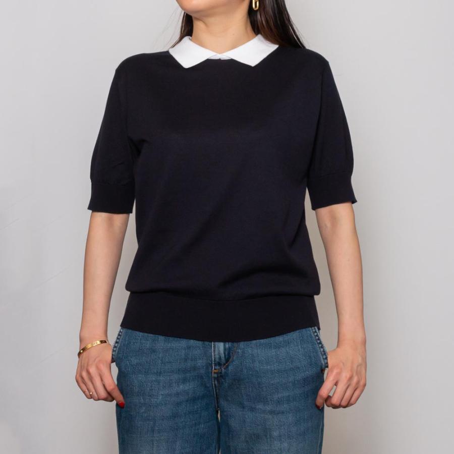 【超美品】JOHN SMEDLEY ネイビー ポロニット SALE30】JOHN SMEDLEYジョンスメドレー S4485 日本別注 コットン30G