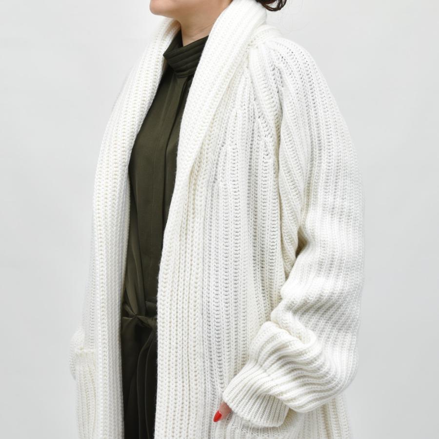 BEGG X COベグ アンド コー Haus Coat ローゲージカシミアショールカラーロングニットボタンレスカーディガン 26042001225 |  | 02