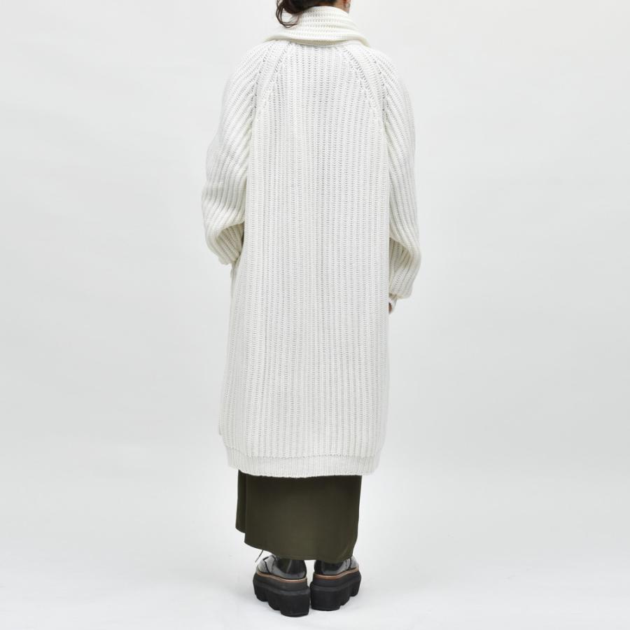 BEGG X COベグ アンド コー Haus Coat ローゲージカシミアショールカラーロングニットボタンレスカーディガン 26042001225 |  | 04