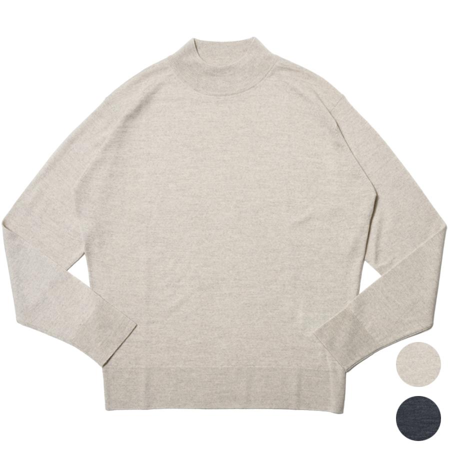 JOHN SMEDLEYジョンスメドレー <br>AMITY 30Gウールモックネック