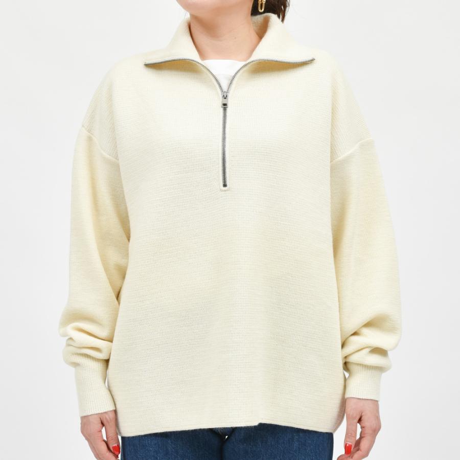 【SALE40％】ma'ry'ya（マリア）<br>YNK055 ウールリブハーフジップニット 26042009025 |  | 02