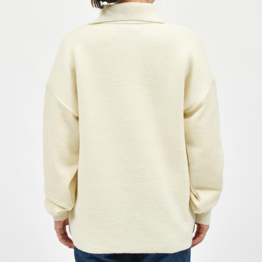 【SALE40％】ma'ry'ya（マリア）<br>YNK055 ウールリブハーフジップニット 26042009025 |  | 03