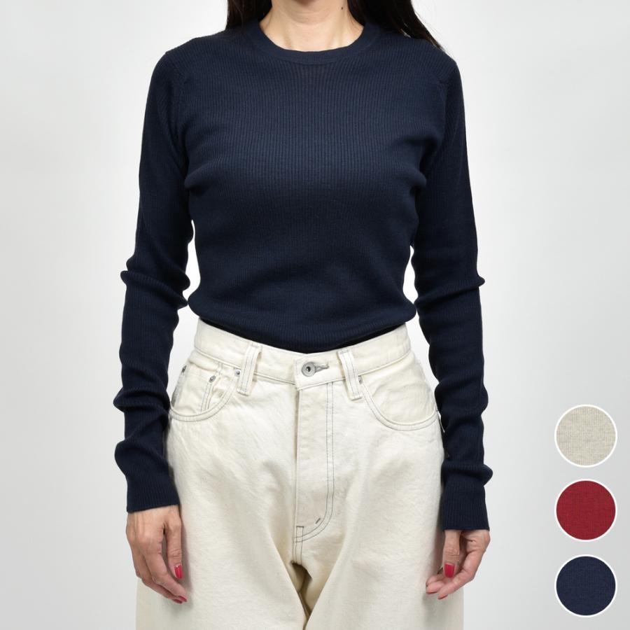 JOHN SMEDLEY（ジョンスメドレー）<br> NOLAH クルーネックリブニット 26052007030 | 
