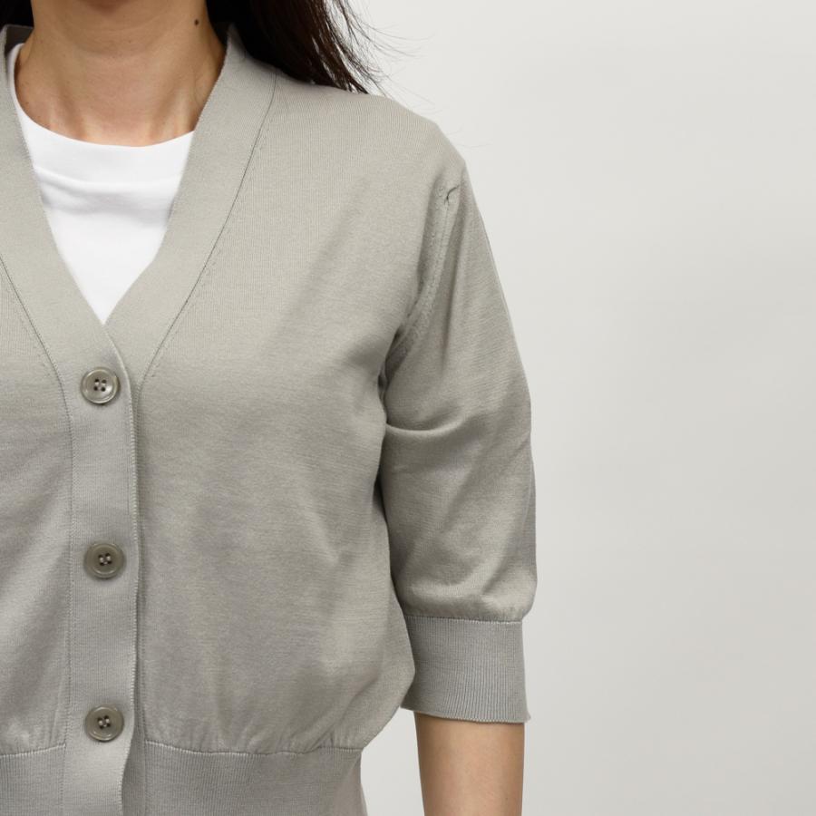 JOHN SMEDLEY（ジョンスメドレー）<br> S4741 Vネックカーディガン 26061003030 |  | 02