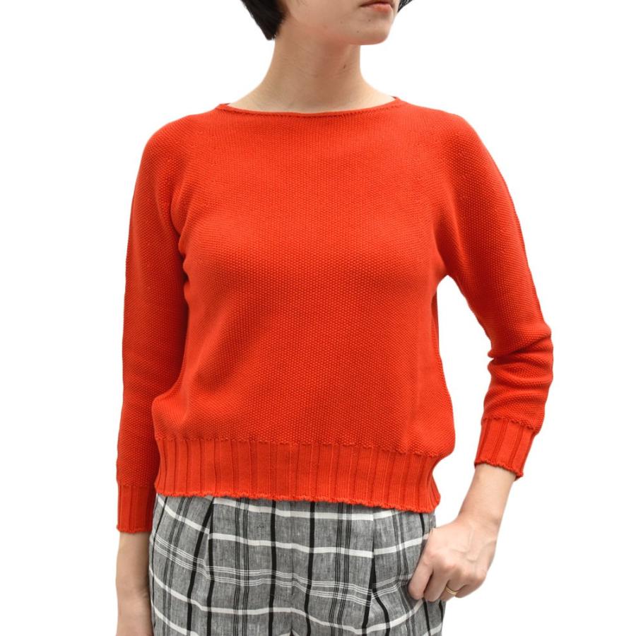 Cruciani クルチアーニ CD23445 コットン 鹿の子クルーネックニット 