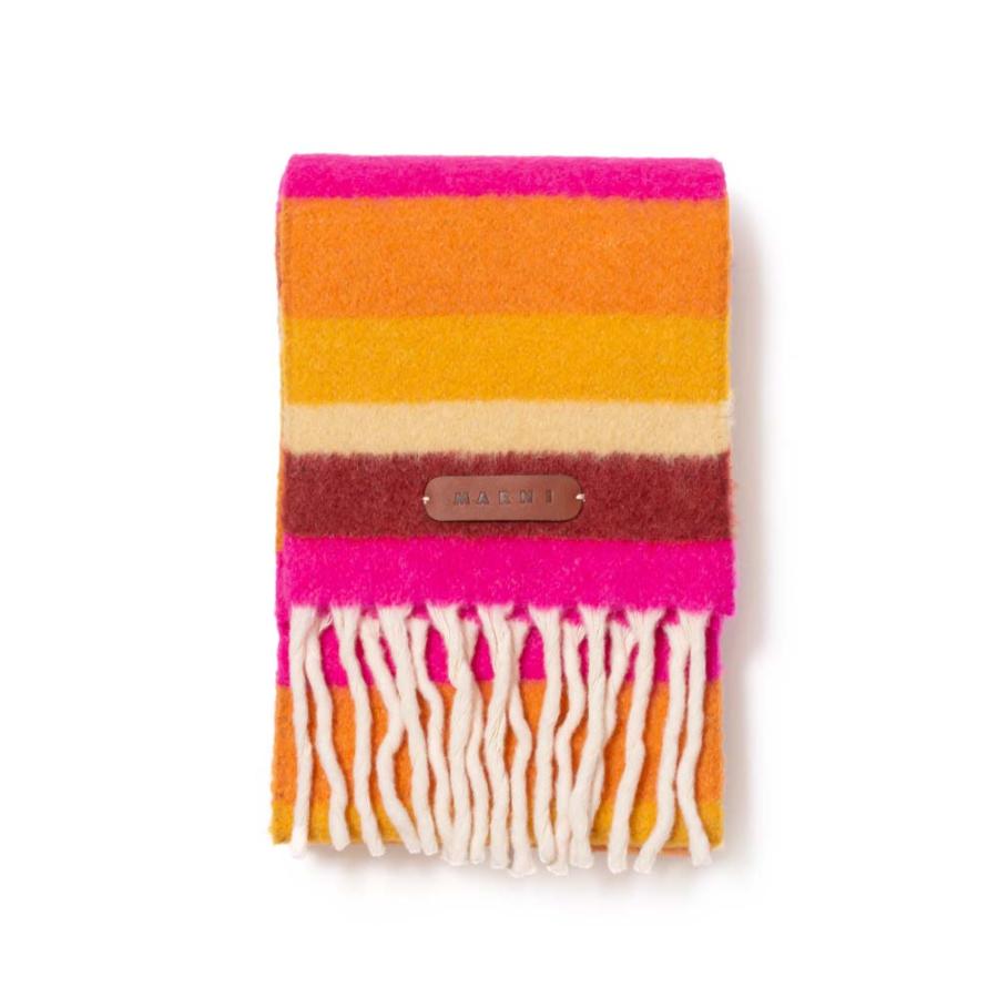 MARNIマルニ SCMC0098A0/UAW016 アルパカ マルチストライプマフラー |  | 01