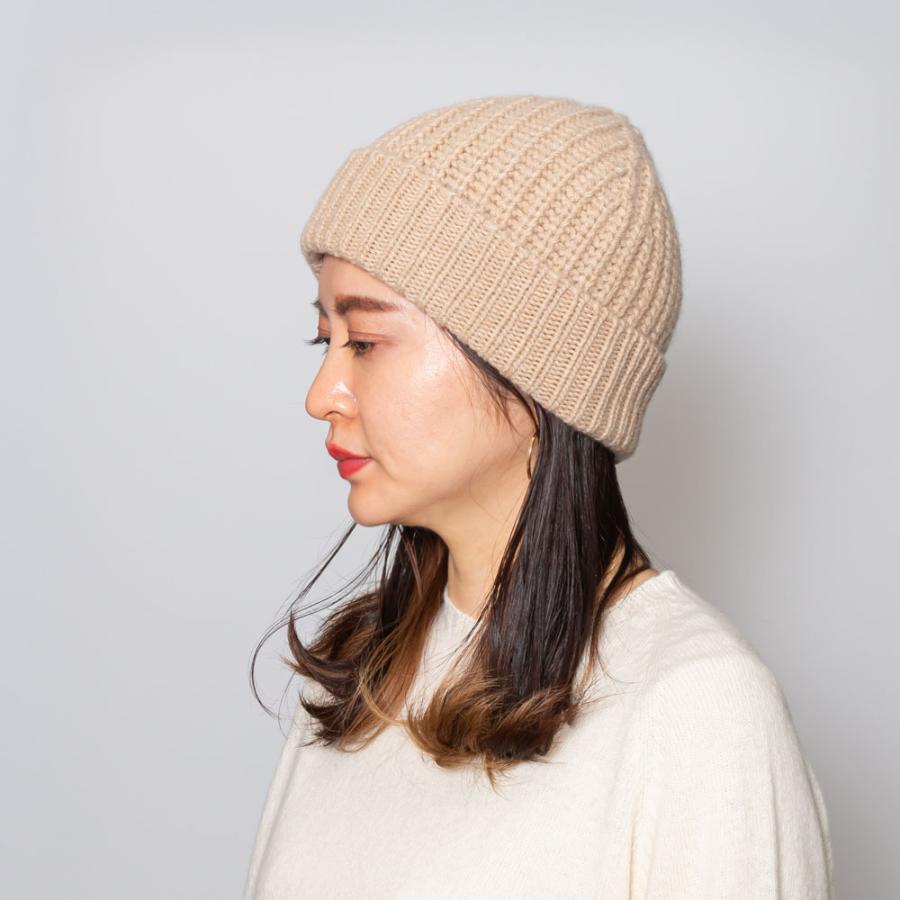 ma'ry'yaマリア YHA110 ウール×カシミア ニットキャップ レディース 正規品ならビリエッタ。送料無料 |  | 09