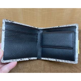 パイソン　札入れ　折財布　ナチュラル |  | 03