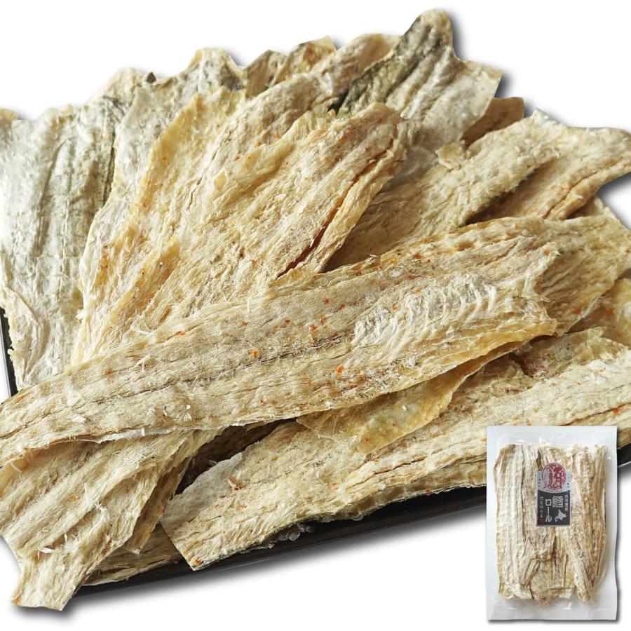 ま印水産 干したら たらロール 400g 北海道産 皮つき 鱈 おつまみ 珍味 干しタラ 食べやすい むきやすい 大容量 業務用 | 
