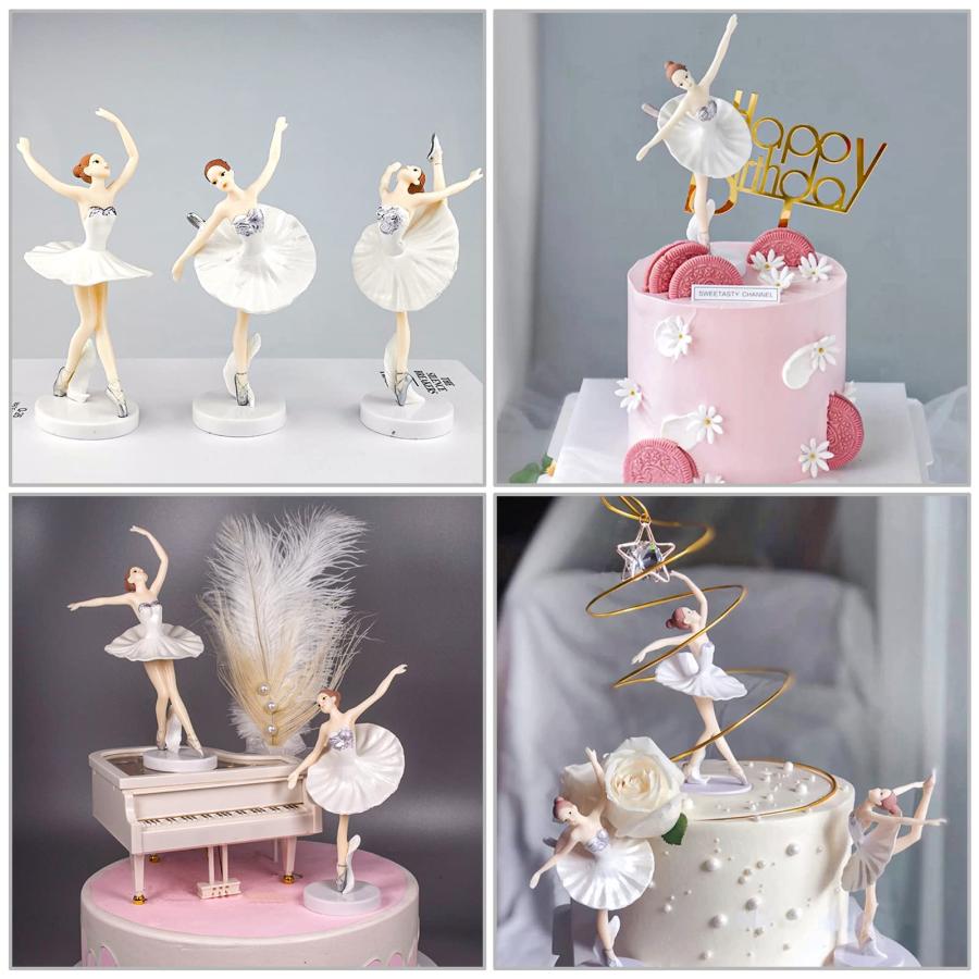 バレリーナ 陶器フィギュア 3体セット バレリーナ 陶器フィギュア 3体セット Ballerina figurines