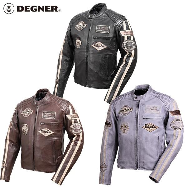 Degner デグナー18wj 1 ワックスシープレザージャケット Wax Sheep Leather Jacket 3カラー ライディングジャケット Www Unipymes Com