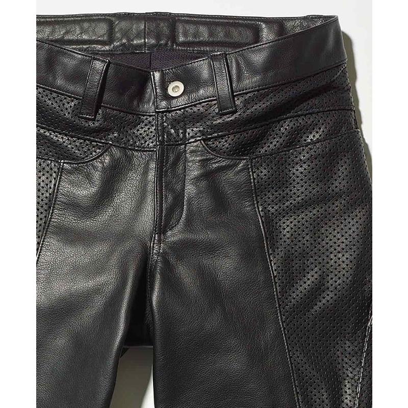 KADOYA :カドヤ2274 レザーパンツPL-PANTS3 MENS メンズ 【S M L LL】夏用パンチングレザーパンツ ライディングパンツ|bigmart|03