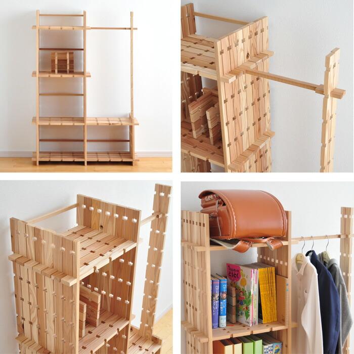 組手什 ランドセル 収納 ラック キット ランドセルラック (旧規格80mm