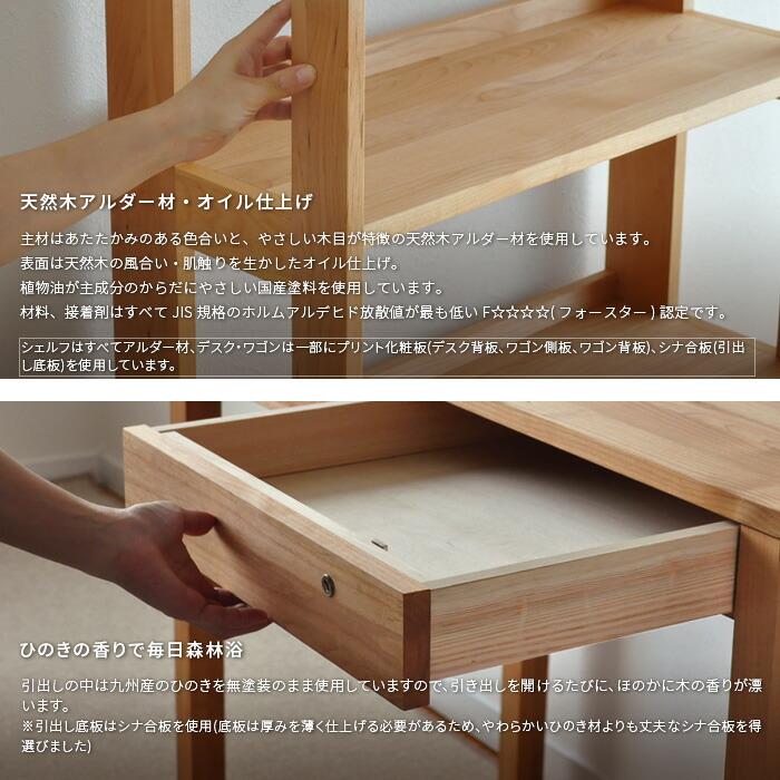 杉工場 学習机 デスクセット 幅100cm LG-ciel100 LGY100デスク＋