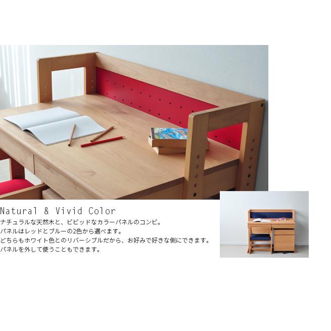 【極美品】杉工場 ムックモック ラック 学習家具 赤青2台分 杉工場 学習机 デスクセット MUCMOC 2点セット 学習机 デスク＋チェア