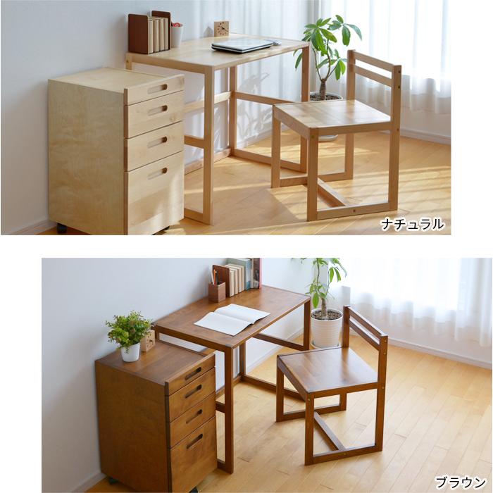 机、キャビネット、椅子の3点セット木製