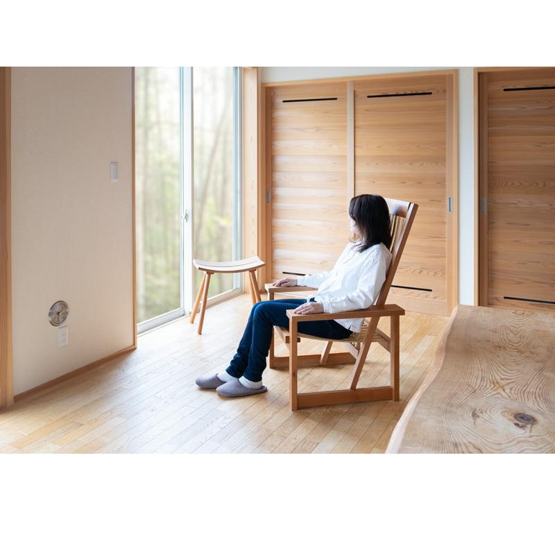 日本製MADE in JAPAN】一人掛け ソファチェア 無垢材 アームチェア