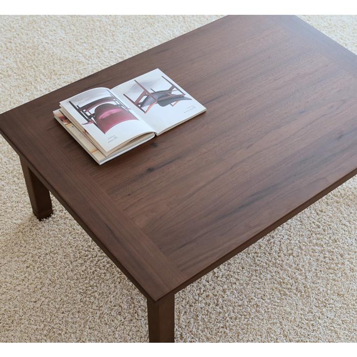 継脚式　モダンコタツ　120×80 ウォールナット 継脚式 モダンコタツ 120×80 ウォールナット モダン座卓