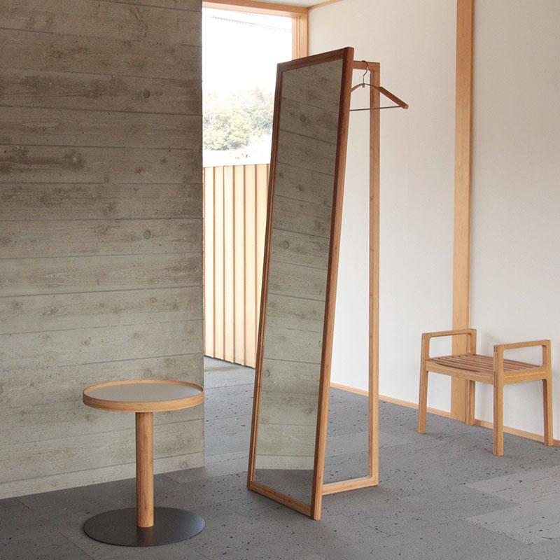 ☆LADDER MIRROR Natural｜スタンドミラー｜IDEE SHOP Online LADDER