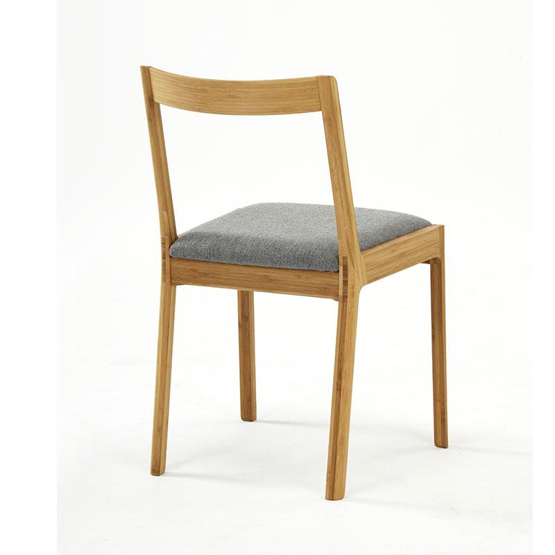 椅子 チェア TEORI 竹のダイニングチェア R DINING CHAIR チェア 肘なし アームレス シンプル 布 レザー 天然木 木目 木製 ナチュラル テオリ 国産 日本製｜bigmories｜03