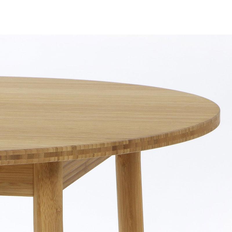 TEORI 竹製ラウンドテーブル テーブル TEORI 竹のダイニングテーブル ROUND TABLE シンプル 天然木