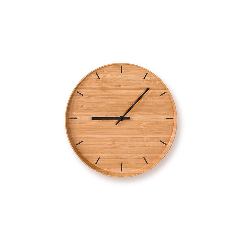 時計 TEORI 竹のウォールクロック WALL CLOCK ナチュラル ウレタン塗装